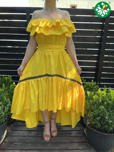 Rochie Emily galbena