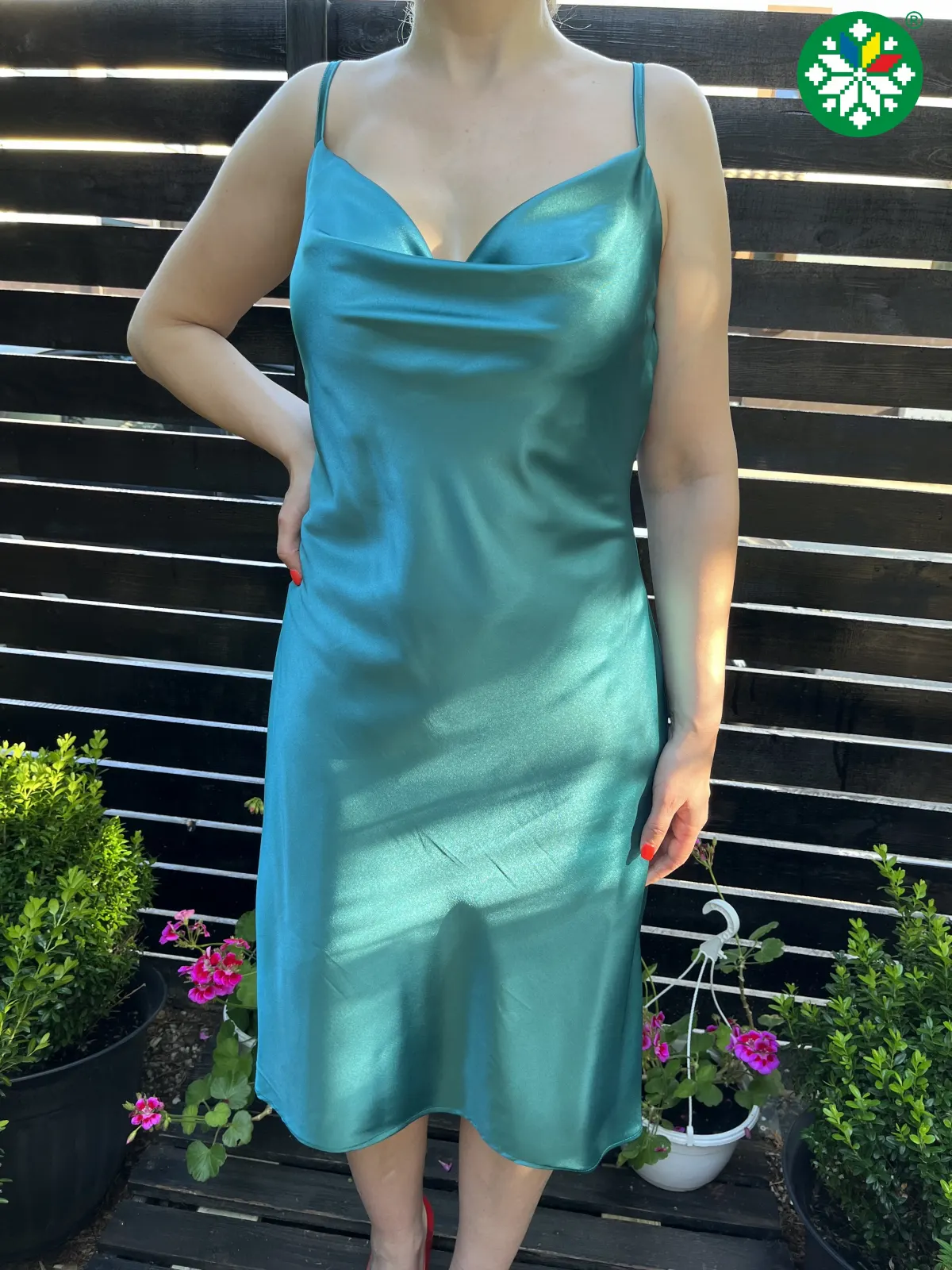 Rochie Aissa turquoise