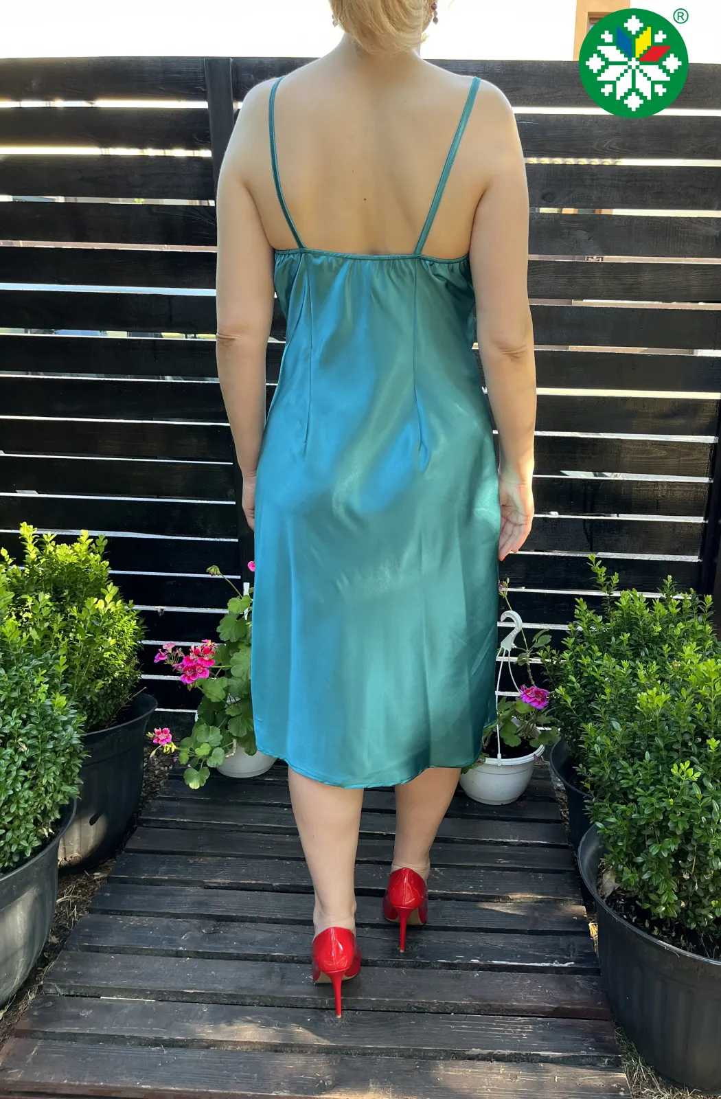 Rochie Aissa turquoise