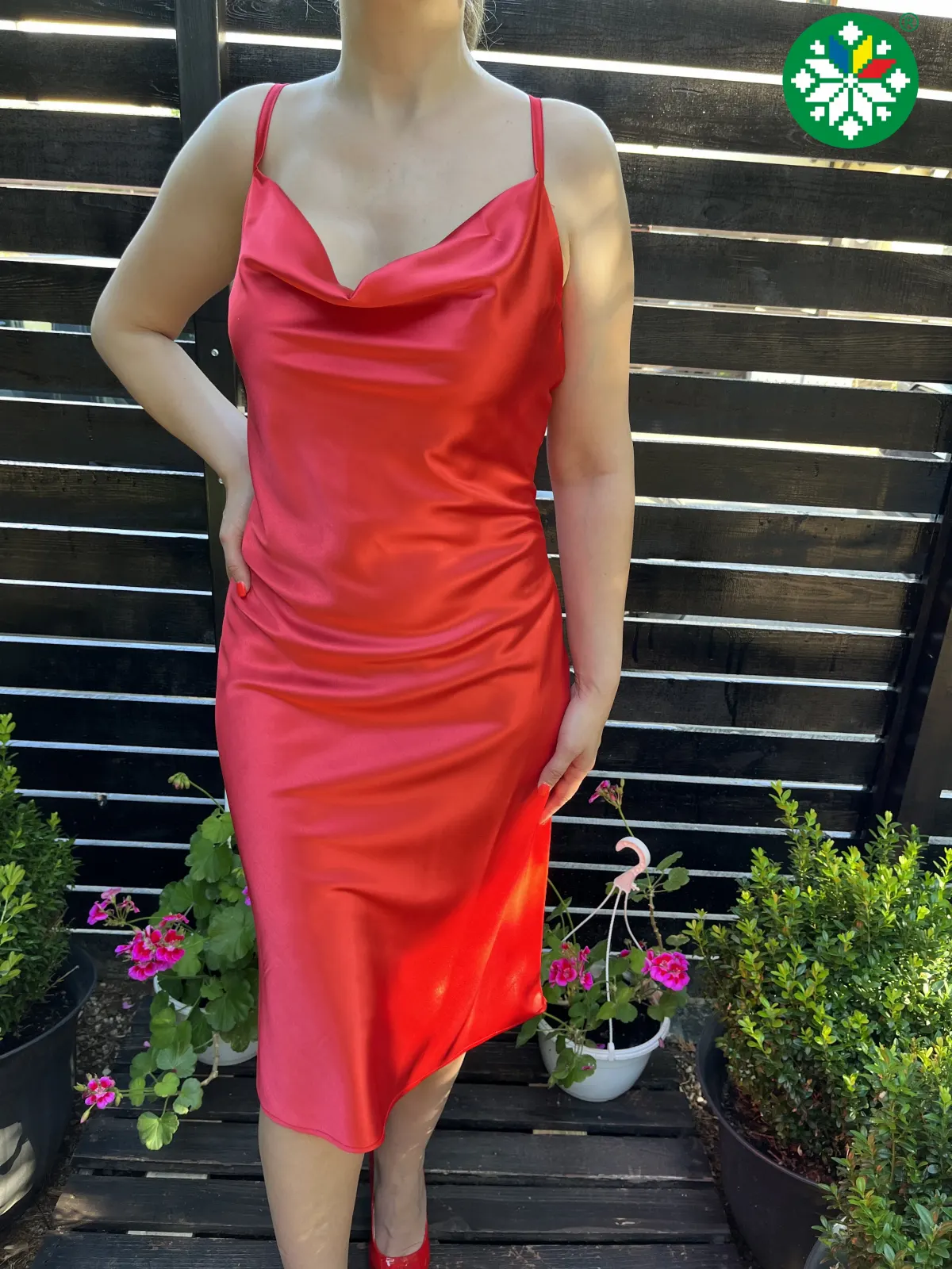 Rochie Aissa rosie