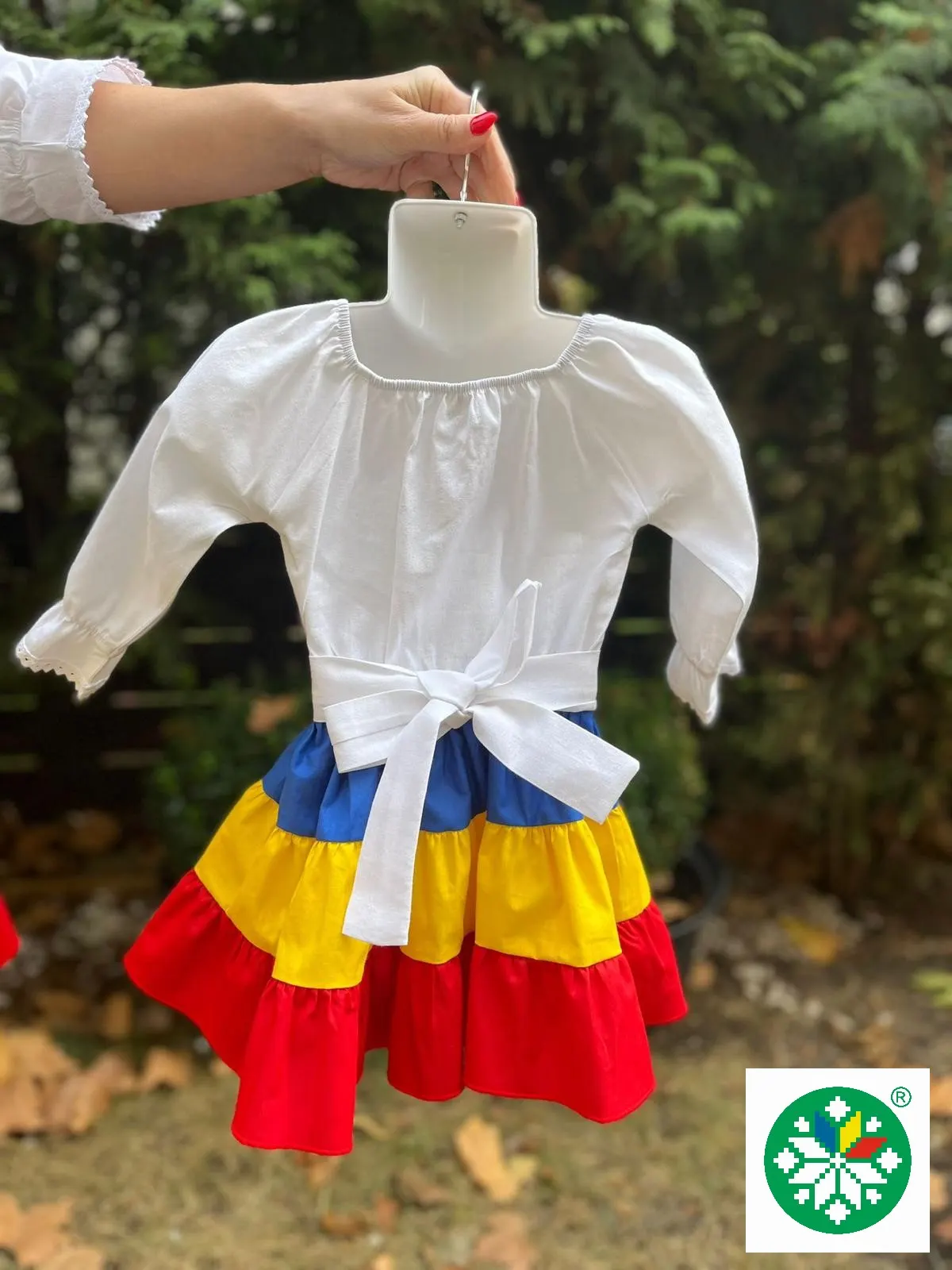 Rochie fata tricolor