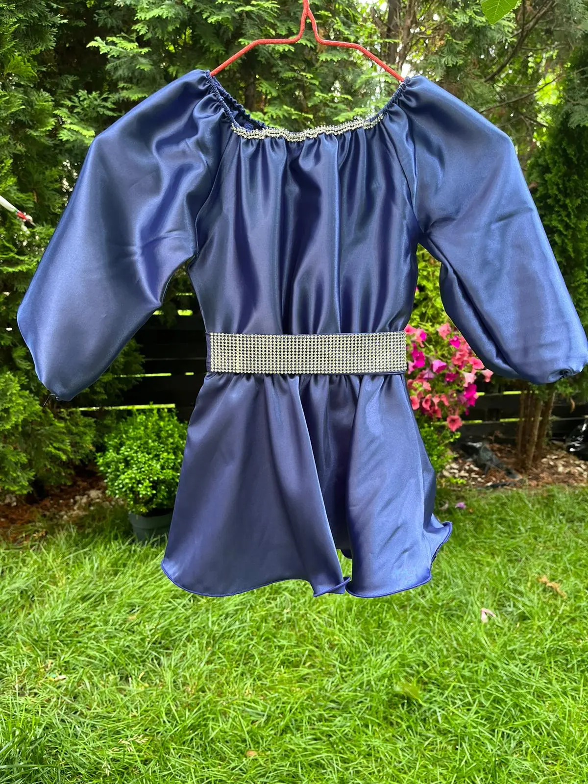Rochie fetita Aurora albastra