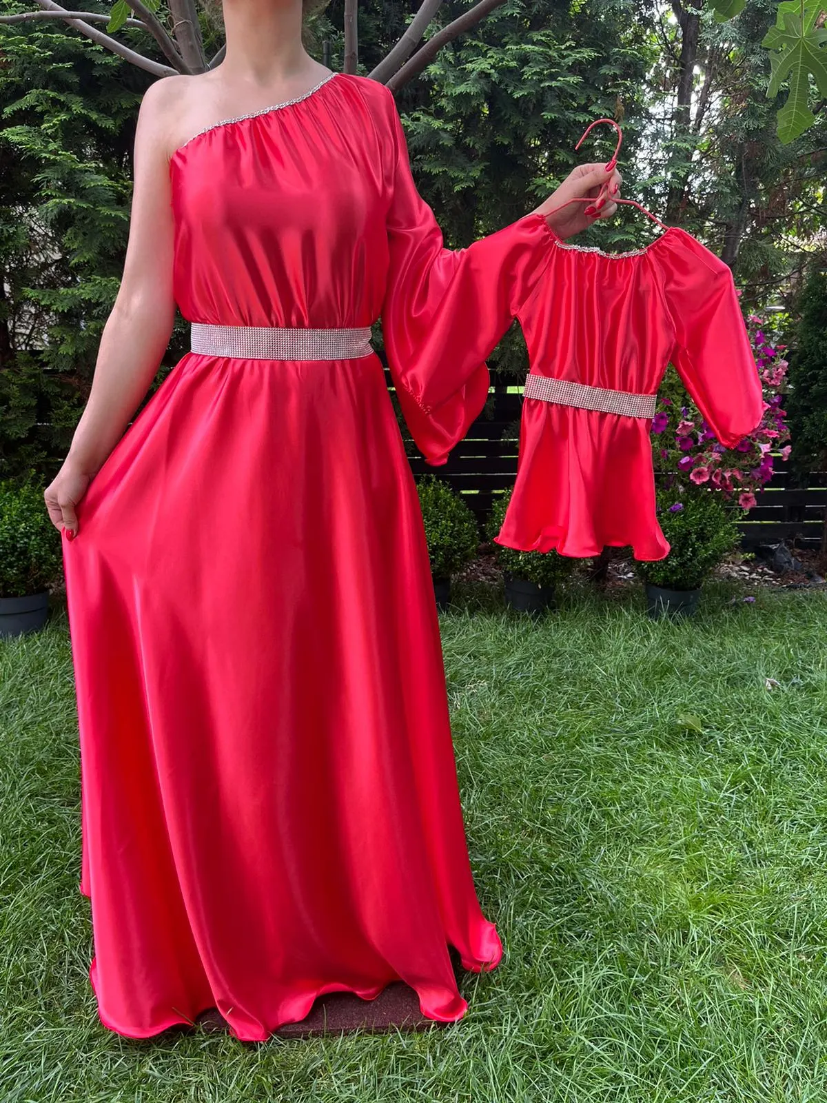 Rochie fetita Aurora rosie