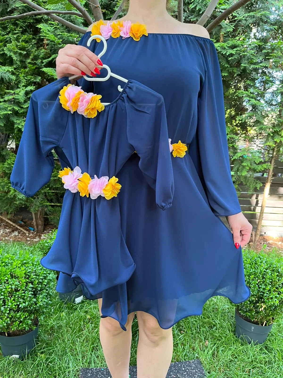 Rochie fetita Cosanzeana bleumarin