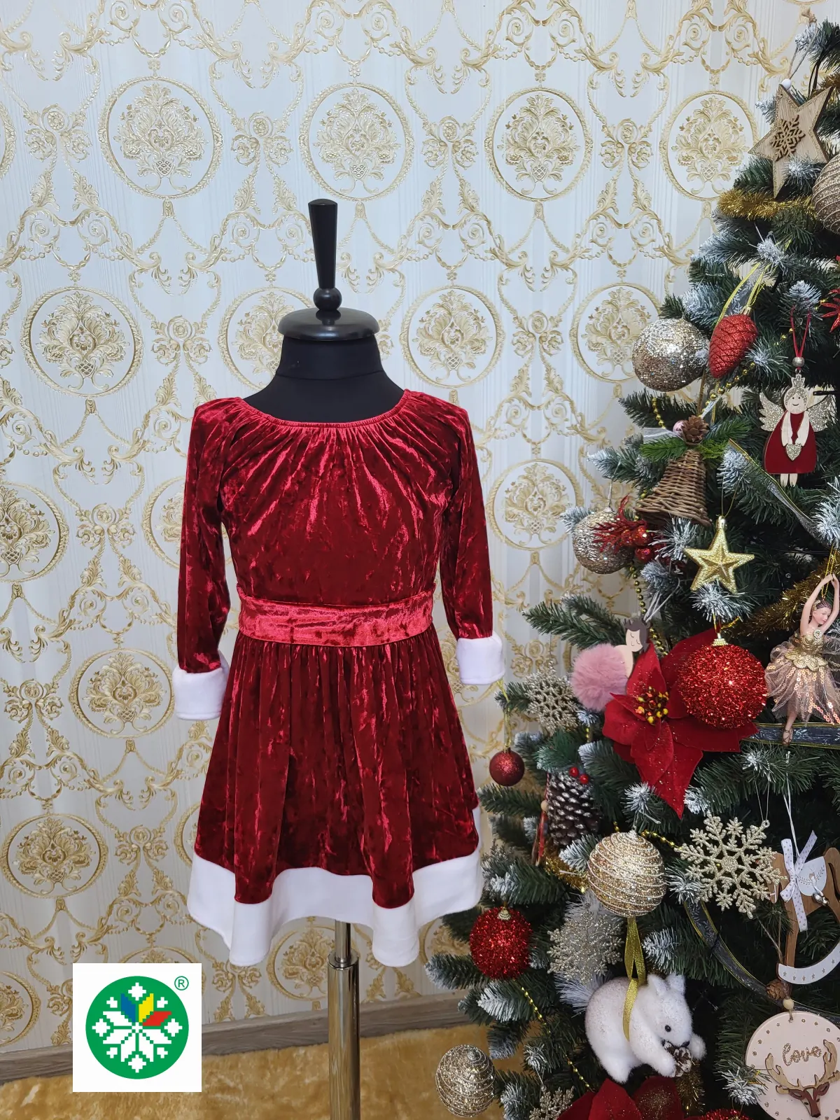 Rochie fetita Craciunita