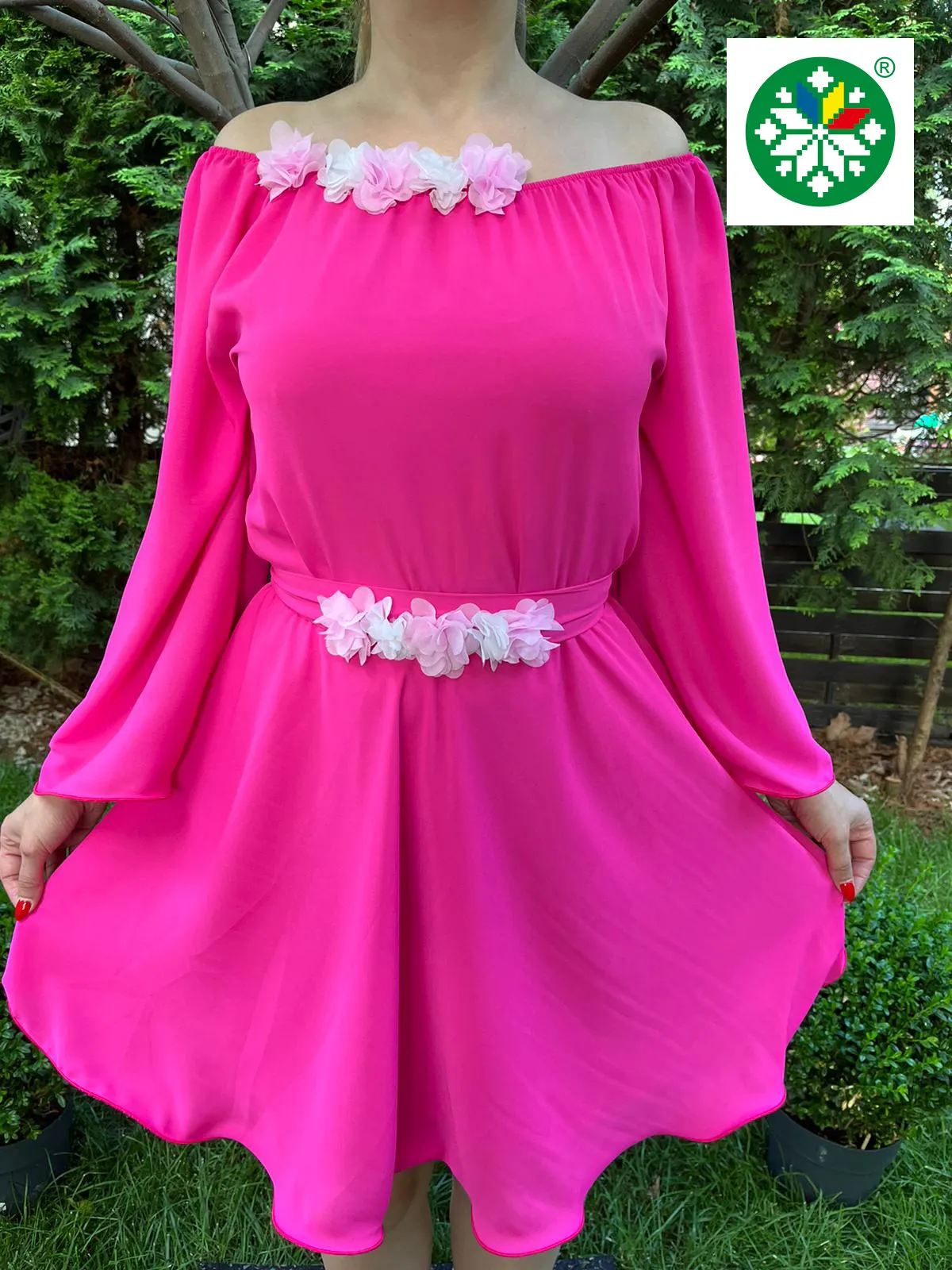 Rochie scurta Cosanzeana fucsia