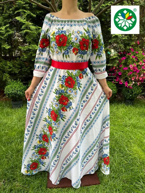 Rochie traditionala lunga Florica