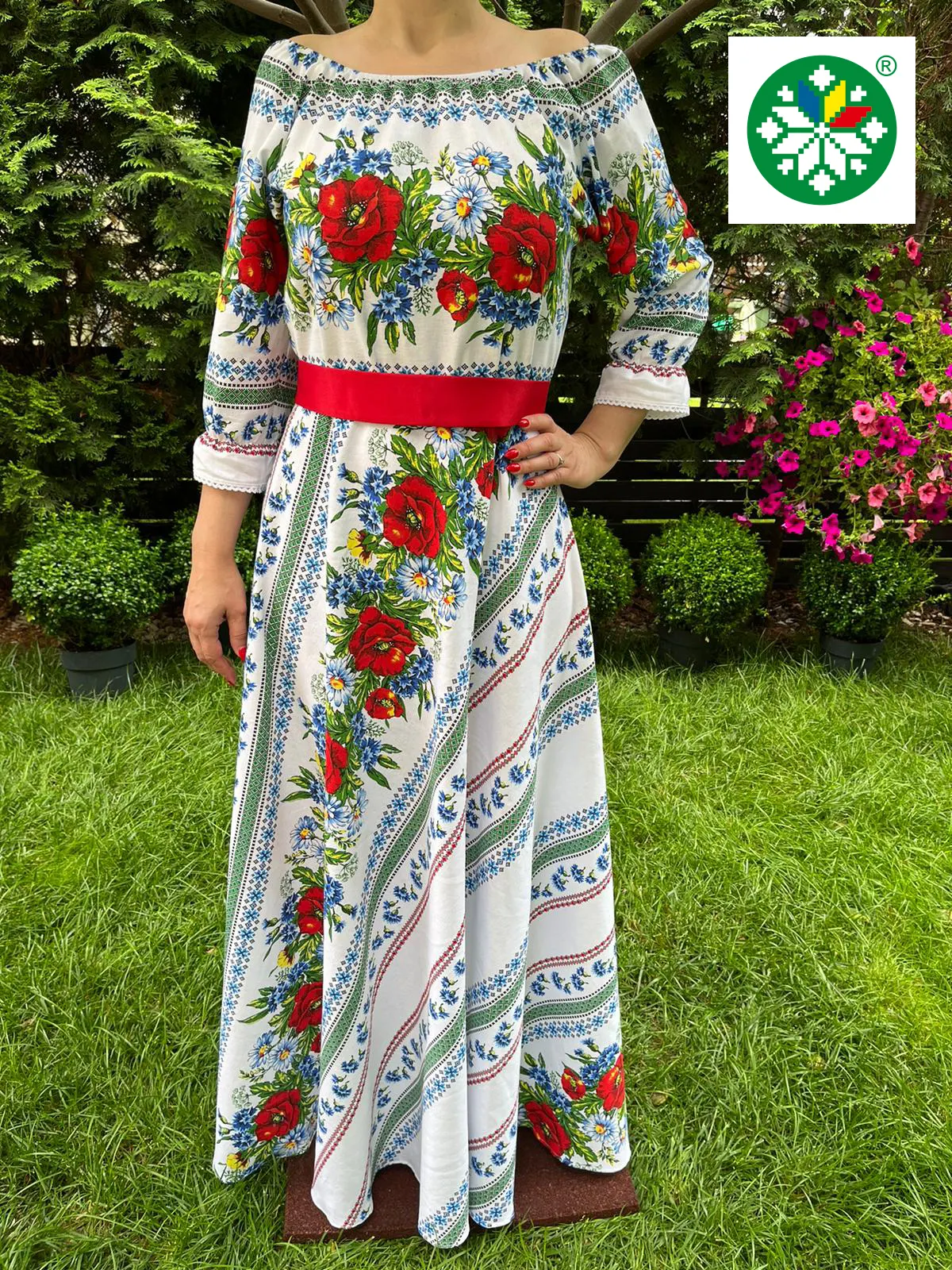 Rochie traditionala lunga Florica