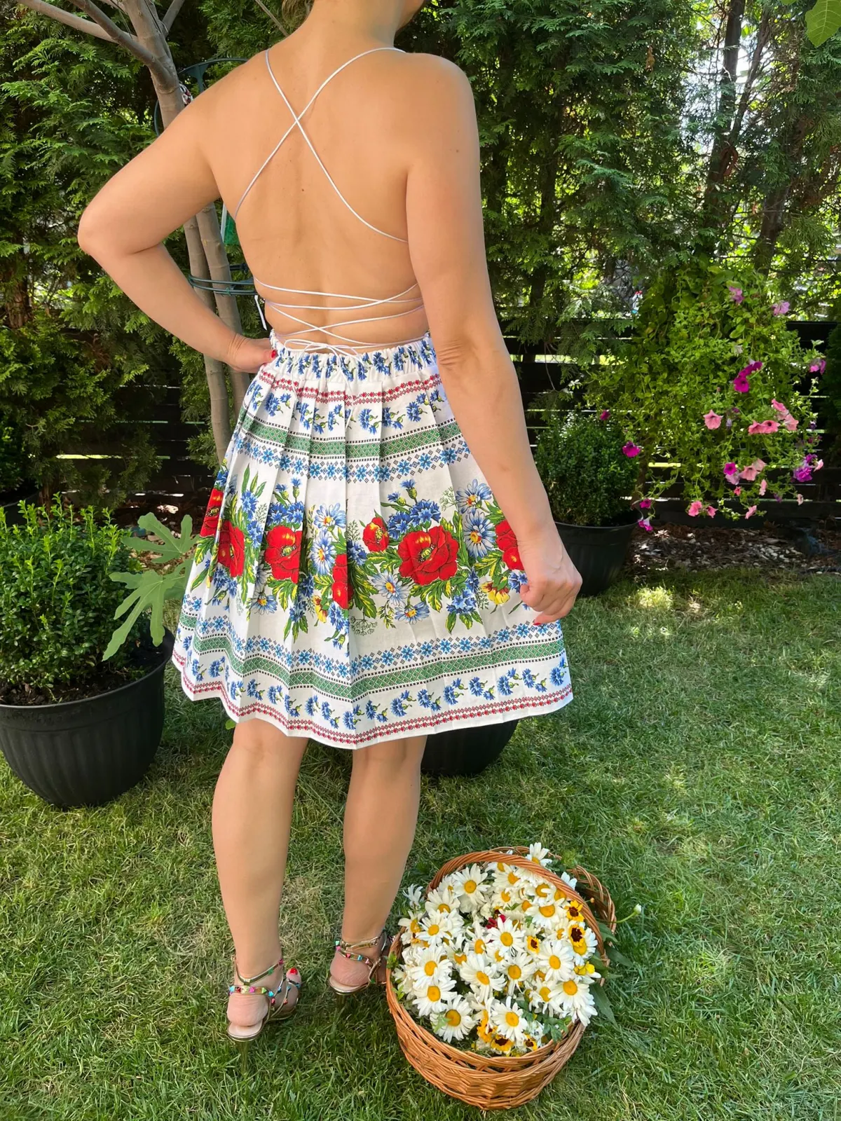 Rochie traditionala pliuri Iasmina