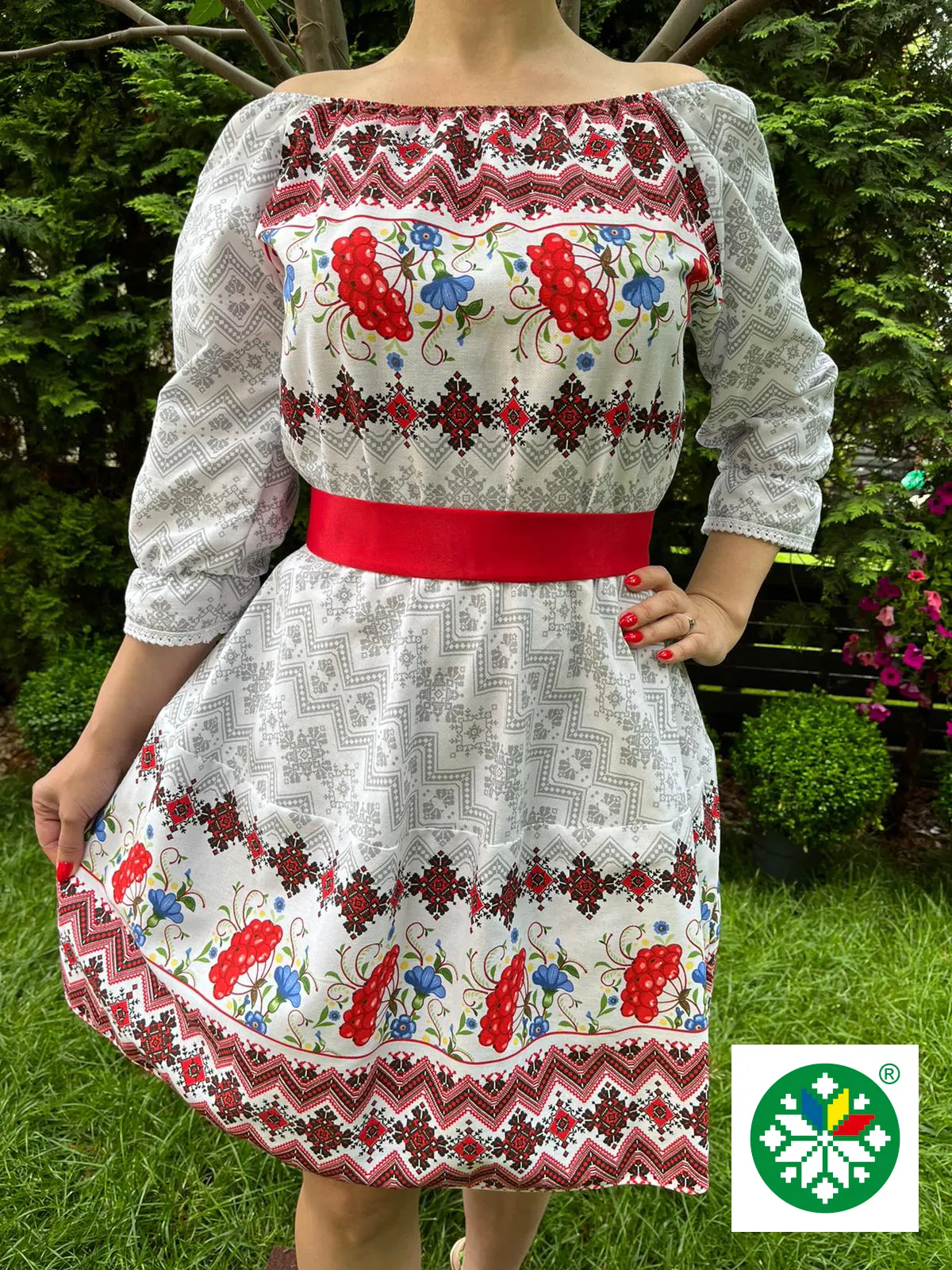 Rochie traditionala scurta Geanina