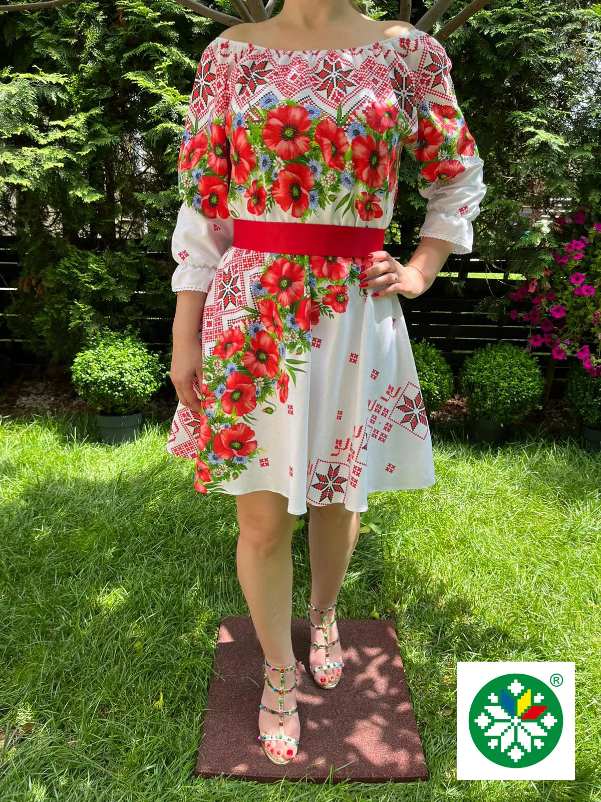 Rochie traditionala scurta Maria