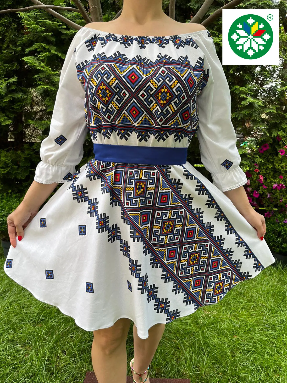 Rochie traditionala scurta Veronica